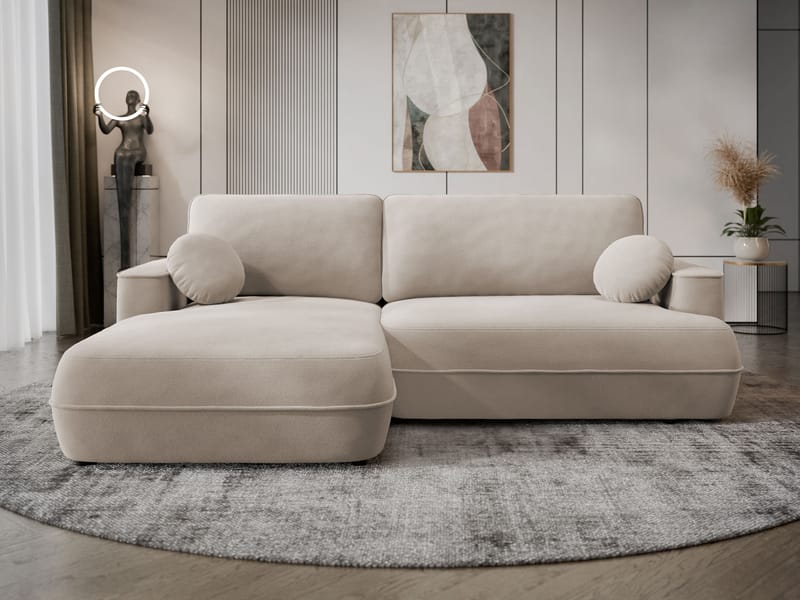 Uppland Bäddsoffa med Divan 3-sits - Beige - Möbler - Soffa - Bäddsoffa - Bäddsoffa divan