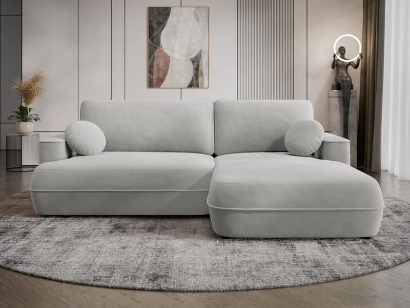 Uppland Bäddsoffa med Divan 3-sits - Grå - Möbler - Soffa - Bäddsoffa - Bäddsoffa divan