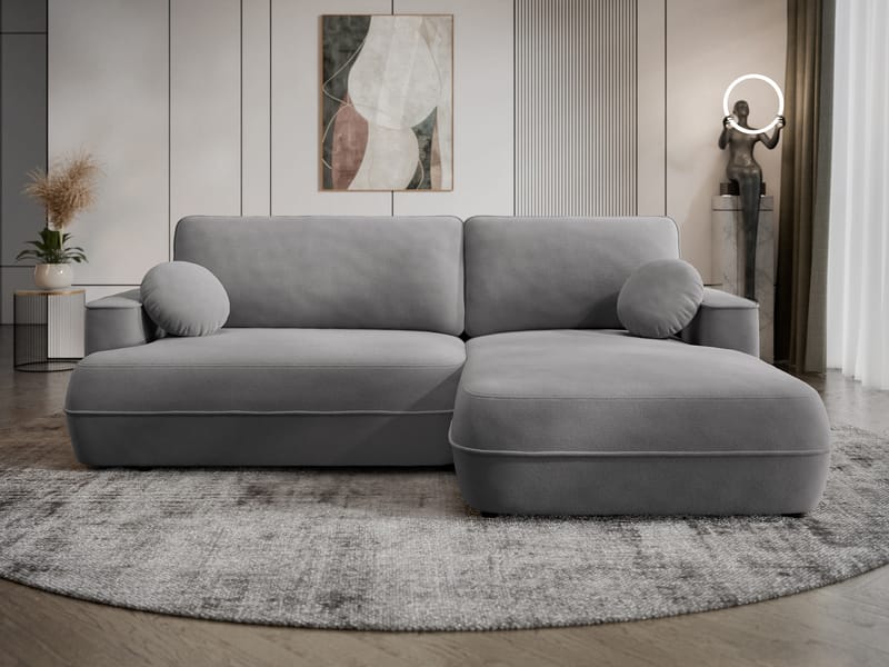 Uppland Bäddsoffa med Divan 3-sits - Grå - Möbler - Soffa - Bäddsoffa - Bäddsoffa divan
