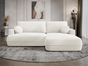 Uppland Bäddsoffa med Divan 3-sits - Vit - Möbler - Soffa - Bäddsoffa - Bäddsoffa divan