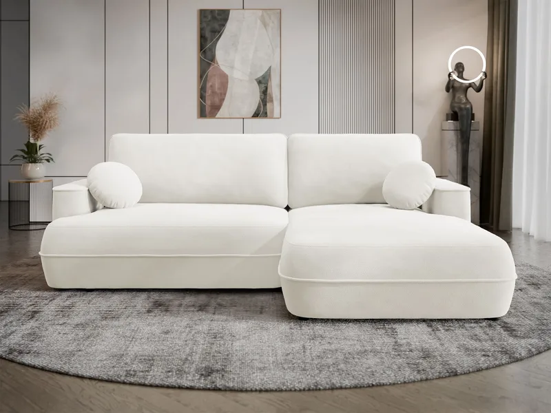 Uppland Bäddsoffa med Divan 3-sits - Vit - Möbler - Soffa - Bäddsoffa - Bäddsoffa divan