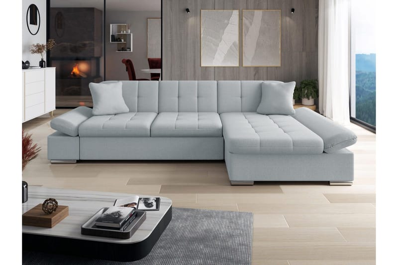 Vananda Soffa med Divan 3-sits - Blå - Möbler - Soffa - Bäddsoffa - Bäddsoffa divan