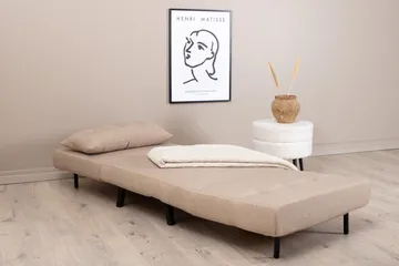 Vicky Bäddsoffa - Brun/Svart - Möbler - Soffa - Bäddsoffa - Framåtbäddad bäddsoffa