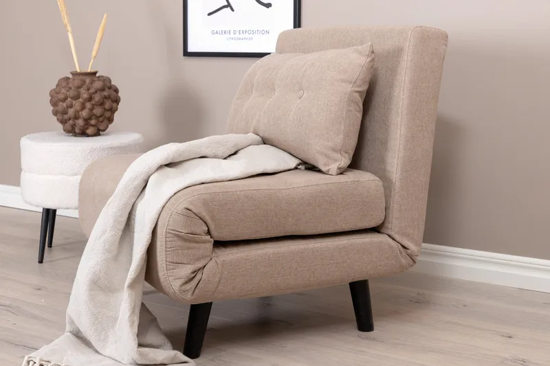 Vicky Bäddsoffa - Brun/Svart - Möbler - Soffa - Bäddsoffa - Framåtbäddad bäddsoffa