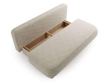 Villoruela Bäddsoffa 3-sits - Beige - Möbler - Soffa - Bäddsoffa - 3 sits bäddsoffa