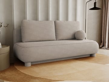 Villoruela Bäddsoffa 3-sits - Grå - Möbler - Soffa - Bäddsoffa - 3 sits bäddsoffa