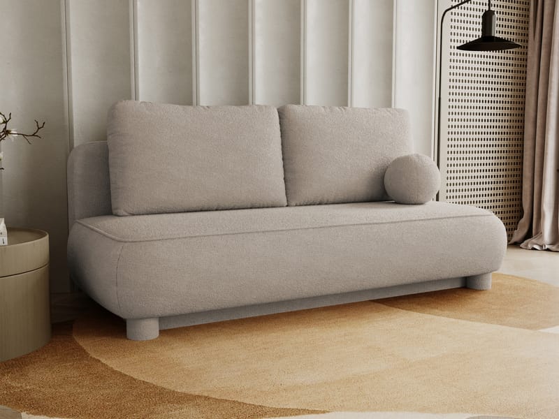 Villoruela Bäddsoffa 3-sits - Grå - Möbler - Soffa - Bäddsoffa - 3 sits bäddsoffa
