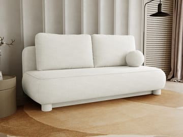 Villoruela Bäddsoffa 3-sits - Vit - Möbler - Soffa - Bäddsoffa - 3 sits bäddsoffa