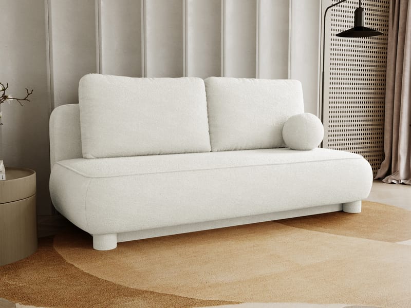 Villoruela Bäddsoffa 3-sits - Vit - Möbler - Soffa - Bäddsoffa - 3 sits bäddsoffa