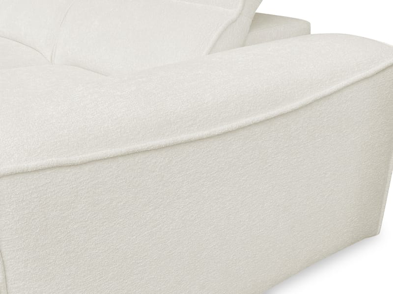 Vitoran 3-sits Bäddsoffa med Divan Högervänd - Beige - Möbler - Soffa - Bäddsoffa - Framåtbäddad bäddsoffa