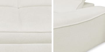 Vitoran 3-sits Bäddsoffa med Divan Högervänd - Ljusgrå - Möbler - Soffa - Bäddsoffa - Framåtbäddad bäddsoffa
