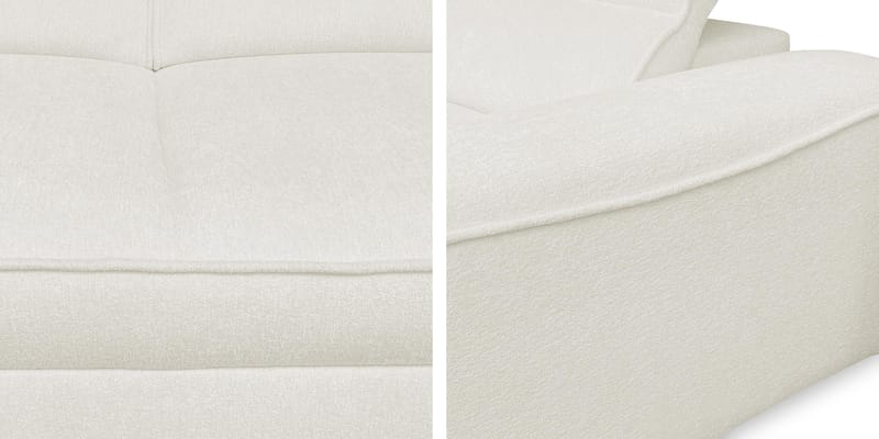 Vitoran 3-sits Bäddsoffa med Divan Vänstervänd - Antracit - Möbler - Soffa - Bäddsoffa - Framåtbäddad bäddsoffa