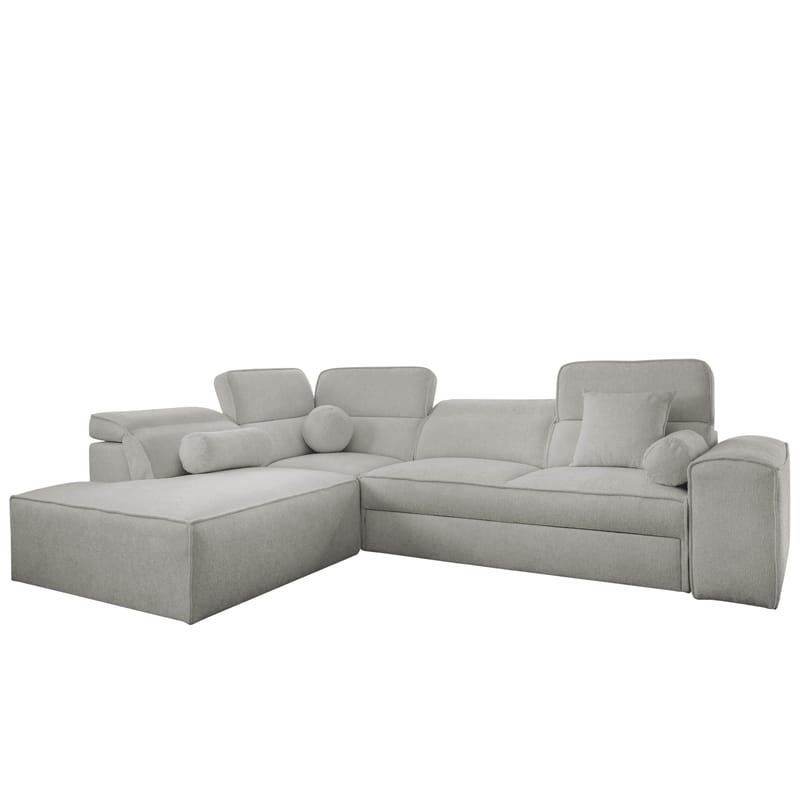 Vitoran 3-sits Bäddsoffa med Schäslong Vänstervänd - ljusgrå - Möbler - Soffa - Bäddsoffa - Hörnbäddsoffa