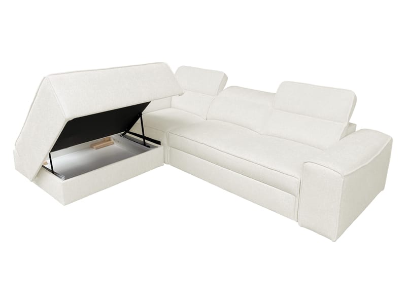 Vitoran 3-sits Bäddsoffa med Schäslong Vänstervänd - mörkgrå - Möbler - Soffa - Bäddsoffa - Hörnbäddsoffa