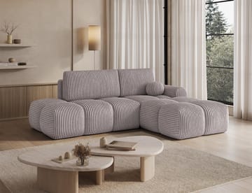 Vittario 3-sits Bubblig Bäddsoffa med Divan och förvaring Höger - Modullo 03 - Möbler - Soffa - Bäddsoffa - Bäddsoffa divan