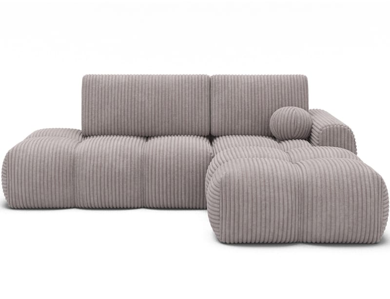 Vittario 3-sits Bubblig Bäddsoffa med Divan och förvaring Höger - Modullo 03 - Möbler - Soffa - Bäddsoffa - Bäddsoffa divan