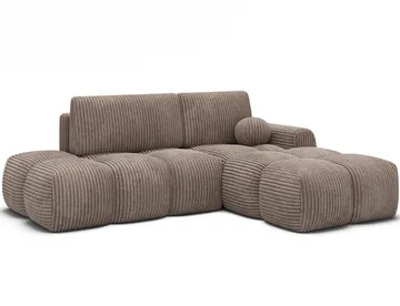 Vittario 3-sits Bubblig Bäddsoffa med Divan och förvaring Höger - Modullo 20 - Möbler - Soffa - Bäddsoffa - Hörnbäddsoffa