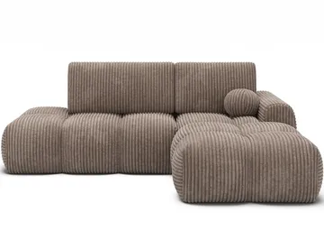Vittario 3-sits Bubblig Bäddsoffa med Divan och förvaring Höger - Modullo 20 - Möbler - Soffa - Bäddsoffa - Hörnbäddsoffa