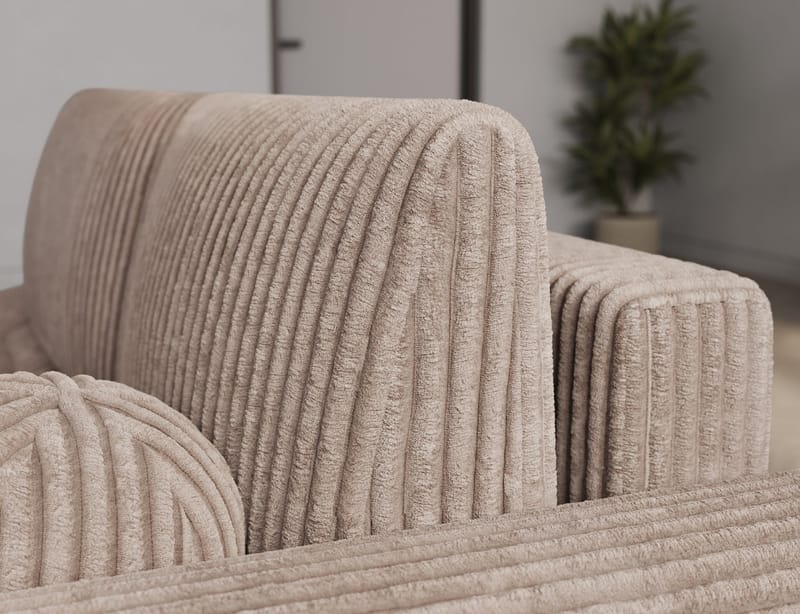Vittario 3-sits Bubblig Bäddsoffa med Divan och förvaring Höger - Modullo 20 - Möbler - Soffa - Bäddsoffa - Hörnbäddsoffa