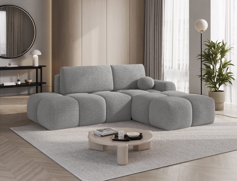 Vittario 3-sits Bubblig Bäddsoffa med Divan och förvaring Höger - Royal 04 - Möbler - Soffa - Bäddsoffa - Hörnbäddsoffa
