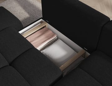 Vittario 3-sits Bubblig Bäddsoffa med Divan och förvaring Höger - Royal 05 - Möbler - Soffa - Bäddsoffa - Hörnbäddsoffa