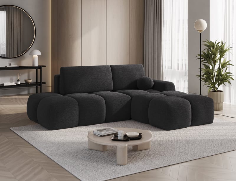 Vittario 3-sits Bubblig Bäddsoffa med Divan och förvaring Höger - Royal 05 - Möbler - Soffa - Bäddsoffa - Hörnbäddsoffa