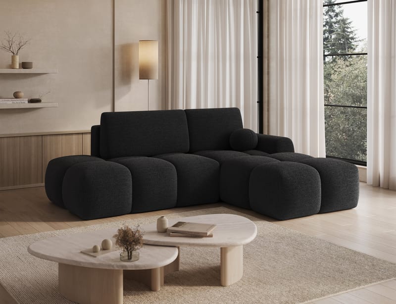 Vittario 3-sits Bubblig Bäddsoffa med Divan och förvaring Höger - Royal 05 - Möbler - Soffa - Bäddsoffa - Hörnbäddsoffa