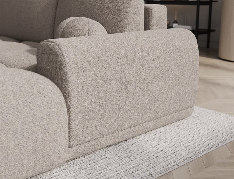 Vittario 3-sits Bubblig Bäddsoffa med Divan och förvaring Höger - Royal 18 - Möbler - Soffa - Bäddsoffa - Hörnbäddsoffa