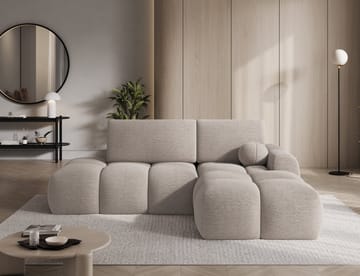 Vittario 3-sits Bubblig Bäddsoffa med Divan och förvaring Höger - Royal 18 - Möbler - Soffa - Bäddsoffa - Hörnbäddsoffa
