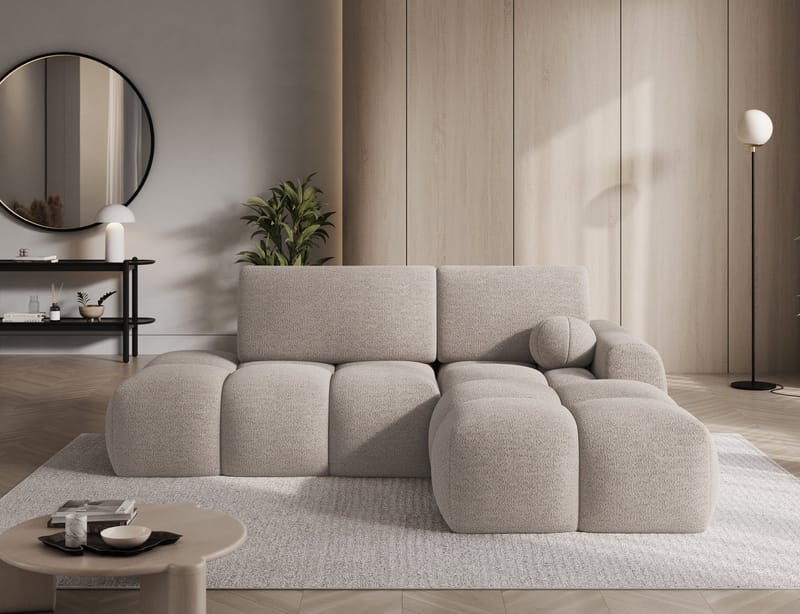 Vittario 3-sits Bubblig Bäddsoffa med Divan och förvaring Höger - Royal 18 - Möbler - Soffa - Bäddsoffa - Hörnbäddsoffa