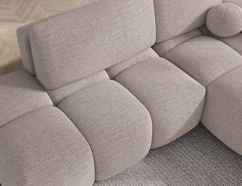 Vittario 3-sits Bubblig Bäddsoffa med Divan och förvaring Höger - Royal 18 - Möbler - Soffa - Bäddsoffa - Hörnbäddsoffa