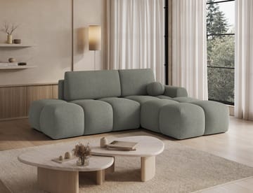 Vittario 3-sits Bubblig Bäddsoffa med Divan och förvaring Höger - Xillar 100 - Möbler - Soffa - Bäddsoffa - Bäddsoffa längsbäddad