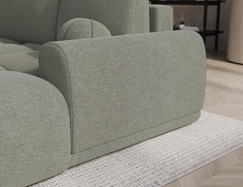 Vittario 3-sits Bubblig Bäddsoffa med Divan och förvaring Höger - Xillar 100 - Möbler - Soffa - Bäddsoffa - Bäddsoffa längsbäddad