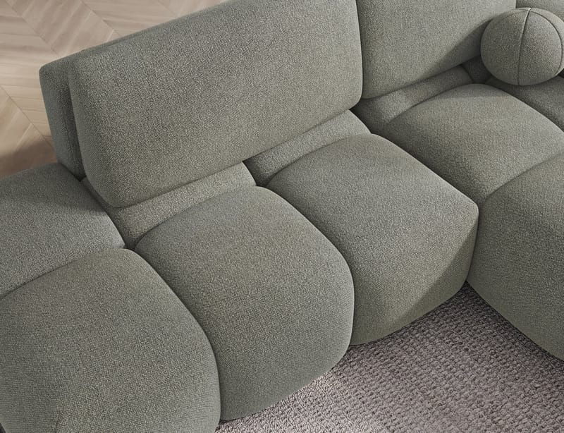 Vittario 3-sits Bubblig Bäddsoffa med Divan och förvaring Höger - Xillar 100 - Möbler - Soffa - Bäddsoffa - Bäddsoffa längsbäddad