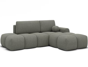 Vittario 3-sits Bubblig Bäddsoffa med Divan och förvaring Höger - Xillar 100 - Möbler - Soffa - Bäddsoffa - Bäddsoffa längsbäddad