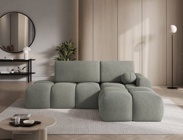 Vittario 3-sits Bubblig Bäddsoffa med Divan och förvaring Höger - Xillar 100 - Möbler - Soffa - Bäddsoffa - Bäddsoffa längsbäddad