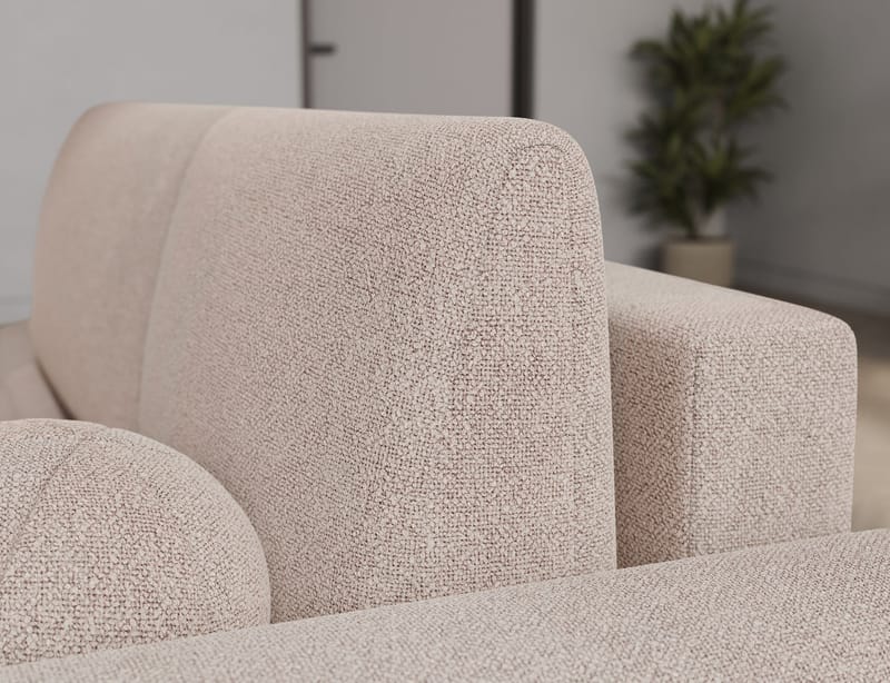 Vittario 3-sits Bubblig Bäddsoffa med Divan och förvaring Höger - Xillar 20 - Möbler - Soffa - Bäddsoffa - Hörnbäddsoffa