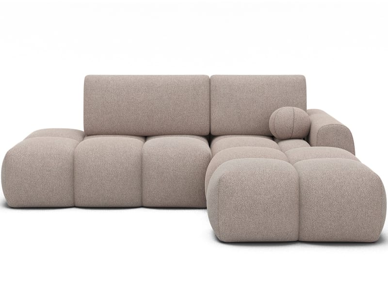 Vittario 3-sits Bubblig Bäddsoffa med Divan och förvaring Höger - Xillar 20 - Möbler - Soffa - Bäddsoffa - Hörnbäddsoffa