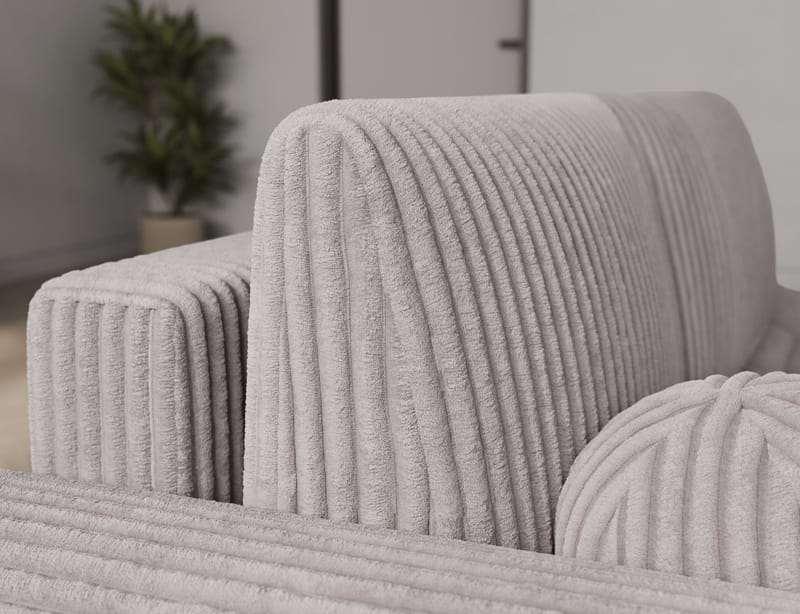 Vittario 3-sits Bubblig Bäddsoffa med Divan och förvaring Vänster - Modullo 03 - Möbler - Soffa - Bäddsoffa - Bäddsoffa längsbäddad