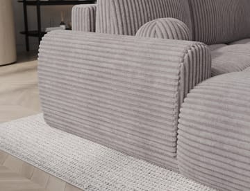 Vittario 3-sits Bubblig Bäddsoffa med Divan och förvaring Vänster - Modullo 03 - Möbler - Soffa - Bäddsoffa - Bäddsoffa längsbäddad