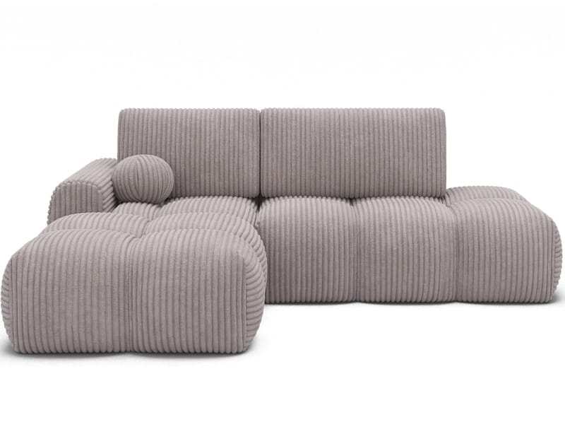 Vittario 3-sits Bubblig Bäddsoffa med Divan och förvaring Vänster - Modullo 03 - Möbler - Soffa - Bäddsoffa - Bäddsoffa längsbäddad