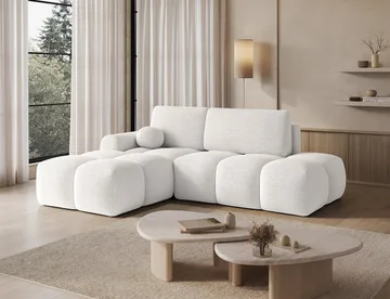 Vittario 3-sits Bubblig Bäddsoffa med Divan och förvaring Vänster - Royal 01 - Möbler - Soffa - Bäddsoffa - Hörnbäddsoffa
