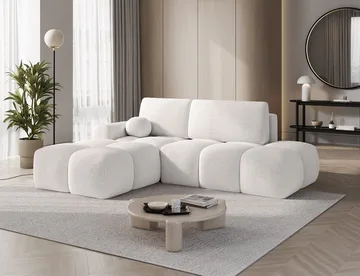 Vittario 3-sits Bubblig Bäddsoffa med Divan och förvaring Vänster - Royal 01 - Möbler - Soffa - Bäddsoffa - Hörnbäddsoffa