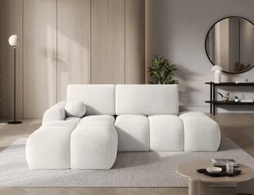 Vittario 3-sits Bubblig Bäddsoffa med Divan och förvaring Vänster - Royal 01 - Möbler - Soffa - Bäddsoffa - Hörnbäddsoffa
