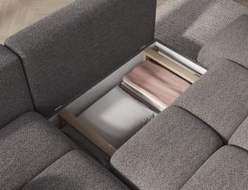 Vittario 3-sits Bubblig Bäddsoffa med Divan och förvaring Vänster - Royal 04 - Möbler - Soffa - Bäddsoffa - Hörnbäddsoffa