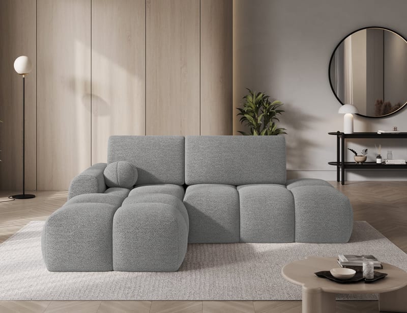 Vittario 3-sits Bubblig Bäddsoffa med Divan och förvaring Vänster - Royal 04 - Möbler - Soffa - Bäddsoffa - Hörnbäddsoffa