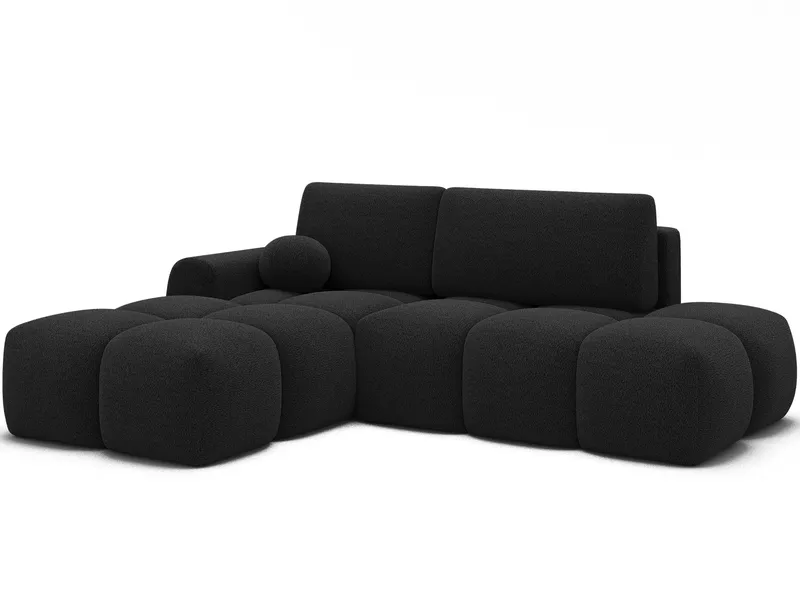 Vittario 3-sits Bubblig Bäddsoffa med Divan och förvaring Vänster, Royal 05