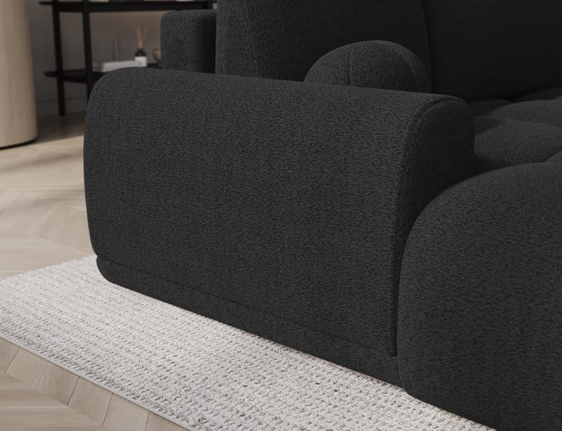 Vittario 3-sits Bubblig Bäddsoffa med Divan och förvaring Vänster - Royal 05 - Möbler - Soffa - Bäddsoffa - Bäddsoffa längsbäddad
