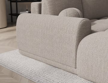 Vittario 3-sits Bubblig Bäddsoffa med Divan och förvaring Vänster - Royal 18 - Möbler - Soffa - Bäddsoffa - Hörnbäddsoffa
