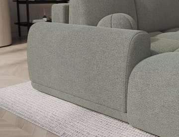 Vittario 3-sits Bubblig Bäddsoffa med Divan och förvaring Vänster - Xillar 100 - Möbler - Soffa - Bäddsoffa - Bäddsoffa divan